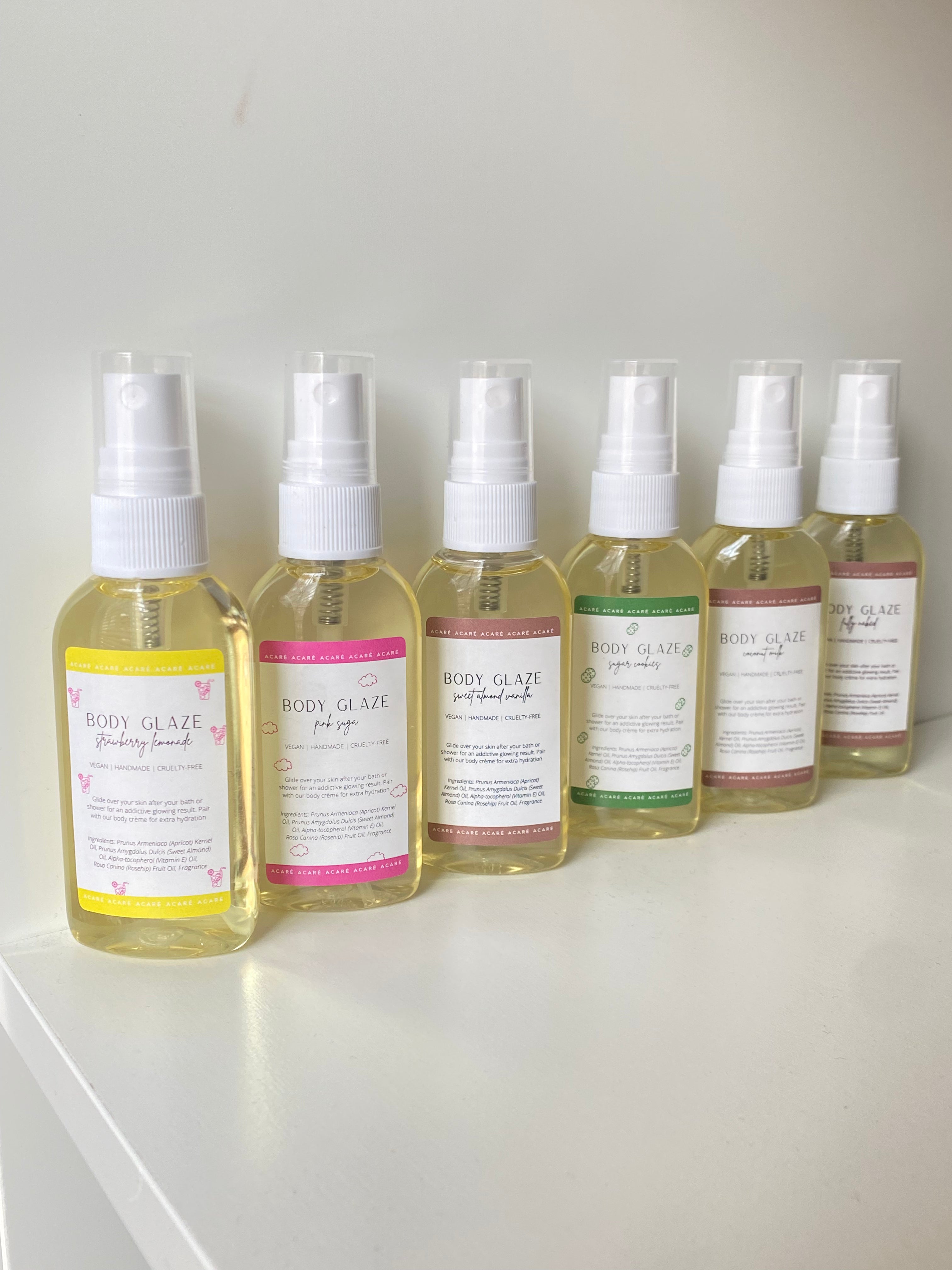 HYDRATING BODY GLAZE OIL TRAVEL MINIS – ACARÉ